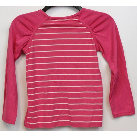 NEW 2007 Gymboree Tres Chic T-Shirt 8 Hot Pink Hearts Stripes Sequins Applique - Picture 5 of 8